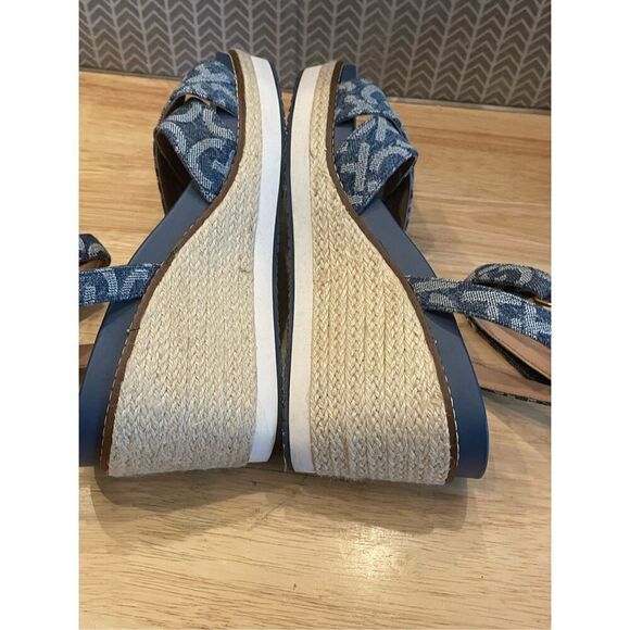 Cole Haan Women's Cloud Ankle Strap Espadrille Wedge Sandals - Picture 7 of 9